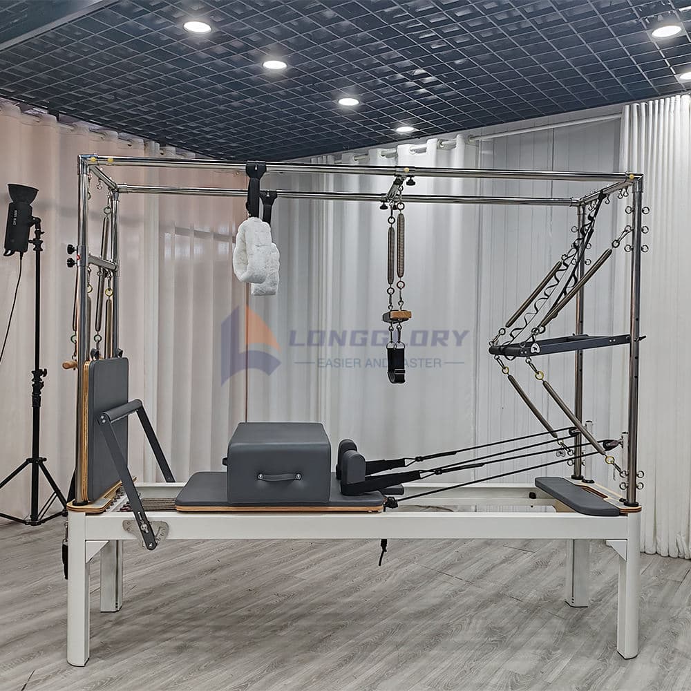 Aluminium tiga dalam satu Pilates Cadillac Reformer